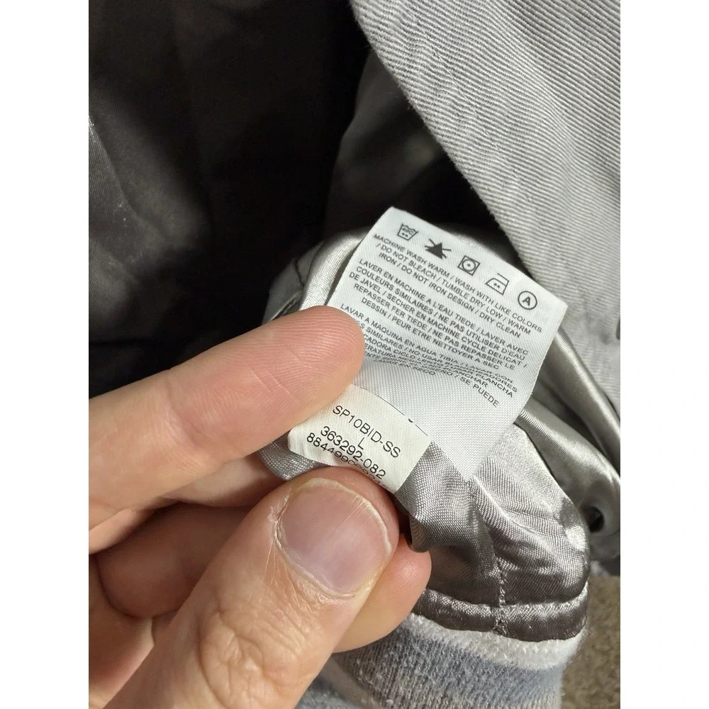 Vintage NIKE SPORTSWEAR NSW Limited Edition FRESH AIR Varsity Jacket Grey Size L